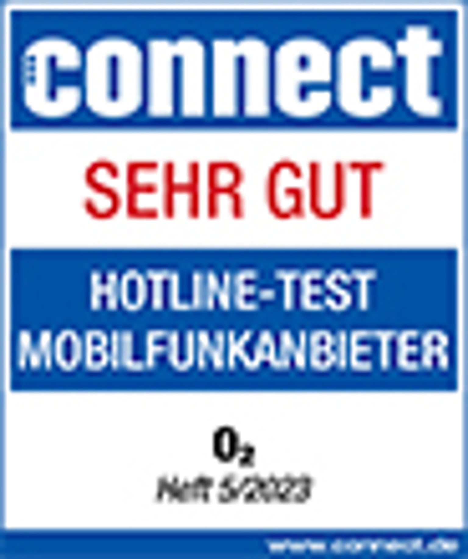 Connect Hotline-Test Mobilfunkanbieter Note sehr gut