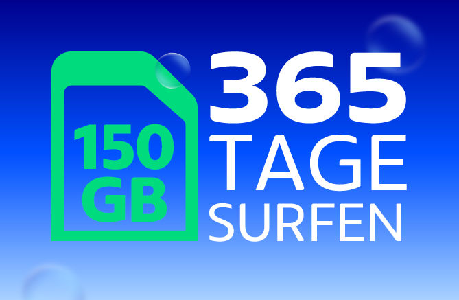 150 GB Jahrespaket