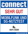 Connect Mobilfunk und 5G-Netztest Heft 1 2026 Note Sehr gut